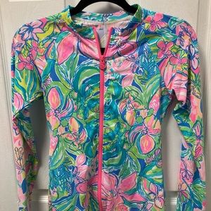 Lilly Pulitzer athletic zip-up jacket, size Small